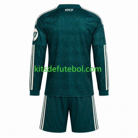 Camisola Real Madrid Criança Equipamento alternativo 2026-2027 Mangas Compridas