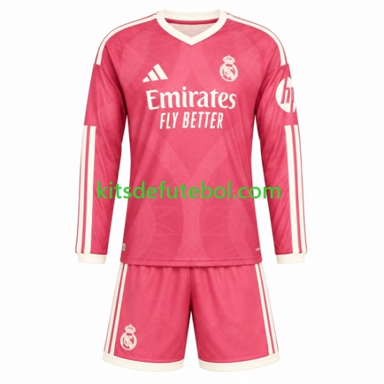 Camisola Real Madrid Criança Terceiro equipamento 2026-2027 Mangas Compridas