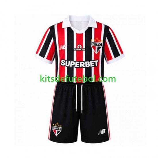 Camisola Sao Paulo Criança Equipamento alternativo 2026-2027 Mangas Curtas