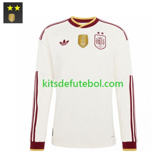 Camisola Seleção da Espanhola Homem Equipamento alternativo 2026-2027 Mangas Compridas