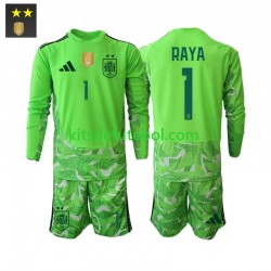 Camisola de Guarda-redes Seleção da Espanhola David Raya 1 Criança Terceiro equipamento 2026-2027 Mangas Compridas