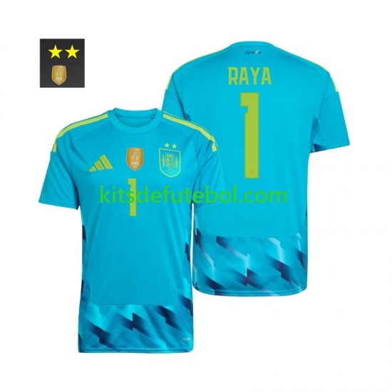 Camisola de Guarda-redes Seleção da Espanhola David Raya 1 Homem Equipamento principal 2026-2027 Mangas Curtas