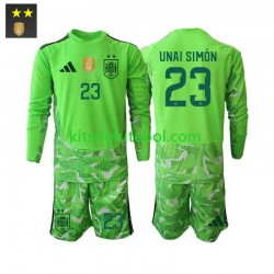 Camisola de Guarda-redes Seleção da Espanhola Unai Simon 23 Criança Terceiro equipamento 2026-2027 Mangas Compridas