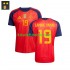 Camisola Seleção da Espanhola Lamine Yamal 19 Homem Equipamento principal 2026-2027 Mangas Curtas