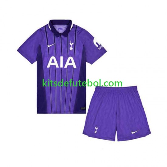 Camisola Tottenham Hotspur Criança Terceiro equipamento 2026-2027 Mangas Curtas