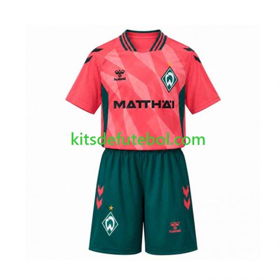 Camisola Werder Bremen Criança Terceiro equipamento 2026-2027 Mangas Curtas