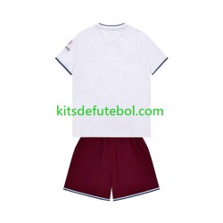 Camisola West Ham United Criança Equipamento alternativo 2026-2027 Mangas Curtas