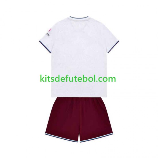Camisola West Ham United Criança Equipamento alternativo 2026-2027 Mangas Curtas