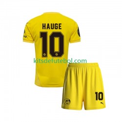 Camisola FK Bodø/Glimt Jens Petter Hauge 10 Criança Equipamento principal 2025 Mangas Curtas