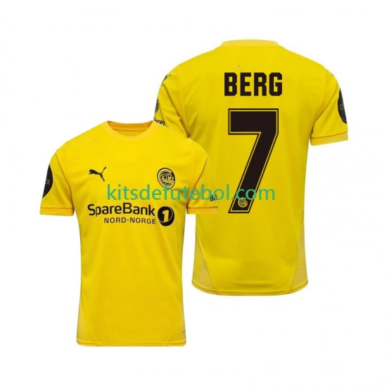 Camisola FK Bodø/Glimt Patrick Berg 7 Homem Equipamento principal 2025 Mangas Curtas