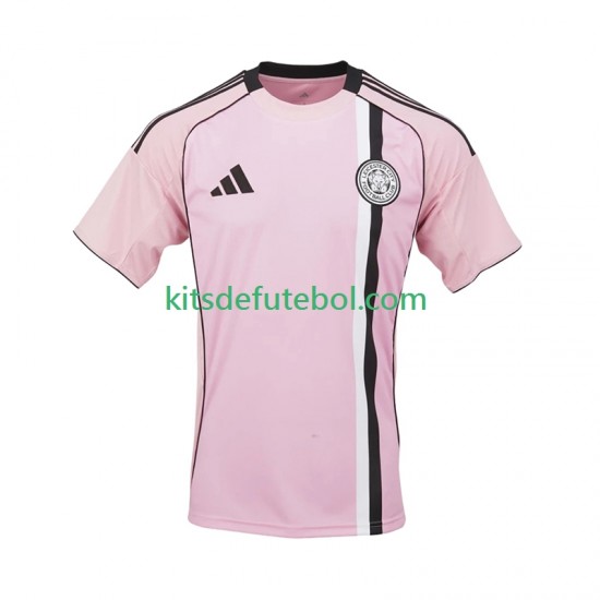 Camisola Leicester City Homem Terceiro equipamento 2025-2026 Mangas Curtas