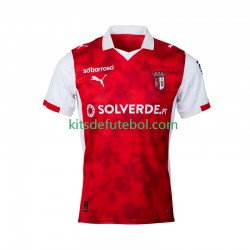 Camisola SC Braga Homem Equipamento principal 2025-2026 Mangas Curtas