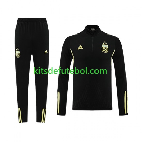 Seleção da Argentina Preto Fato de Treino 2023-2024