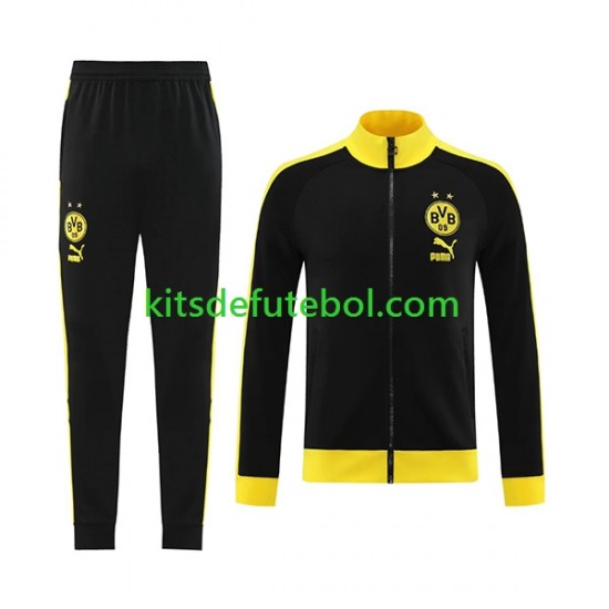 Borussia Dortmund Preto Fato de Treino 2023-2024