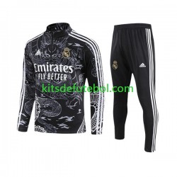 Real Madrid Preto Dragon Conjunto de treino 2023-2024