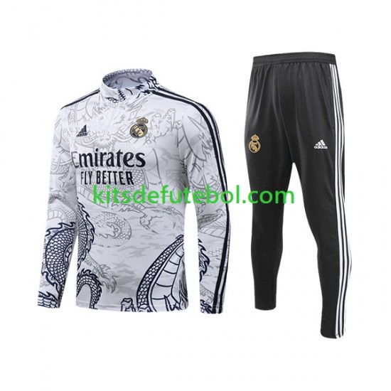 Real Madrid Branco Dragon Conjunto de treino 2023-2024
