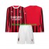Camisola AC Milan Criança Equipamento principal 2024-2025 Mangas Compridas