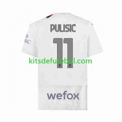 Camisola AC Milan Christian Pulisic 11 Homem Equipamento alternativo 2023-2024 Mangas Curtas