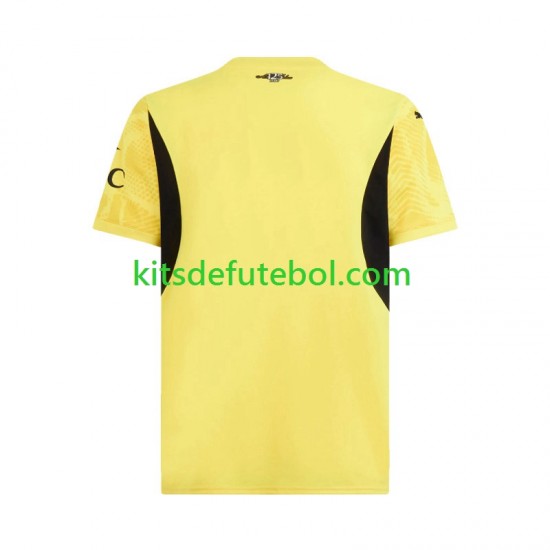 Camisola de Guarda-redes AC Milan Homem Equipamento alternativo 2024-2025 Mangas Curtas