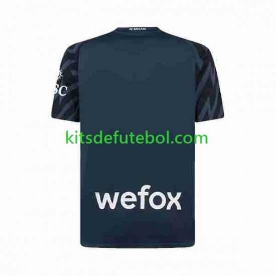 Camisola de Guarda-redes AC Milan Homem Terceiro equipamento 2023-2024 Mangas Curtas