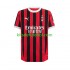 Camisola AC Milan Homem Equipamento principal 2024-2025 Mangas Curtas