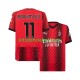 Camisola AC Milan Ibrahimovic 11 Homem Equipamento principal 2023-2024 Mangas Curtas