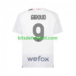 Camisola AC Milan Olivier Giroud 9 Homem Equipamento alternativo 2023-2024 Mangas Curtas