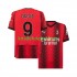 Camisola AC Milan Olivier Giroud 9 Homem Equipamento principal 2023-2024 Mangas Curtas