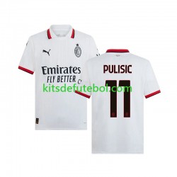 Camisola AC Milan PULISIC 11 Homem Equipamento alternativo 2024-2025 Mangas Curtas