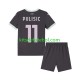 Camisola AC Milan Pulisic 11 Criança Terceiro equipamento 2024-2025 Mangas Curtas