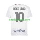 Camisola AC Milan Rafael Leao 10 Homem Equipamento alternativo 2023-2024 Mangas Curtas