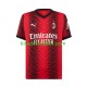 Camisola AC Milan Rafael Leao 10 Homem Equipamento principal 2023-2024 Mangas Curtas