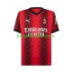 Camisola AC Milan Simon Kjaer 24 Criança Equipamento principal 2023-2024 Mangas Curtas