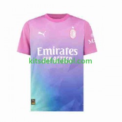 Camisola AC Milan Homem Terceiro equipamento 2023-2024 Mangas Curtas