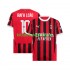 Camisola AC Milan UCL Font RAFA LEAO 10 Homem Equipamento principal 2024-2025 Mangas Curtas