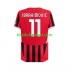 Camisola AC Milan ibrahimovic 11 Homem Equipamento principal 2024-2025 Mangas Curtas