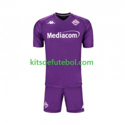 Camisola ACF Fiorentina Criança Equipamento principal 2024-2025 Mangas Curtas