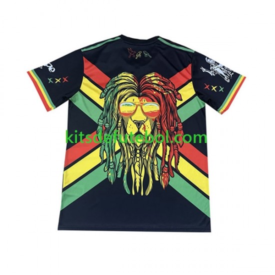 Camisola AFC Ajax Bob Marley Homem Equipamento principal 2023-2024 Mangas Curtas