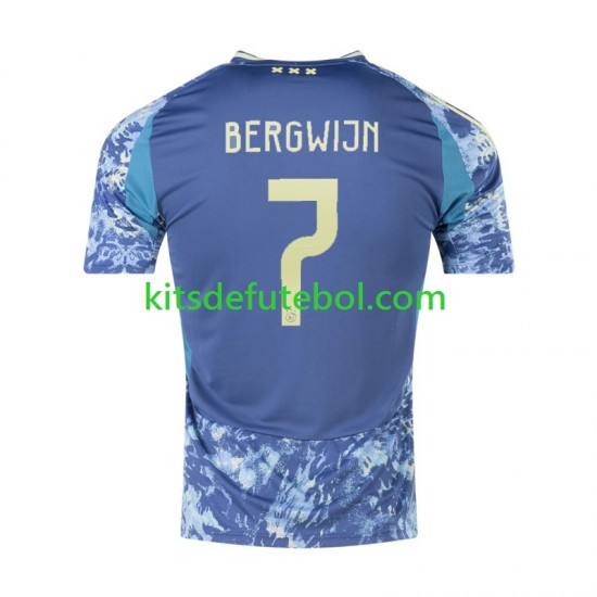 Camisola AFC Ajax Steven Bergwijn 7 Homem Equipamento alternativo 2024-2025 Mangas Curtas