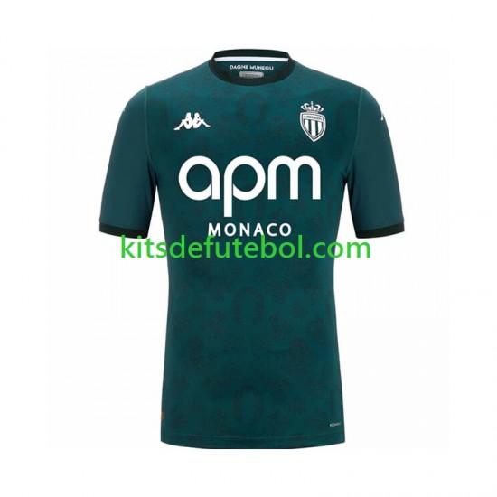 Camisola AS Monaco Homem Equipamento alternativo 2024-2025 Mangas Curtas