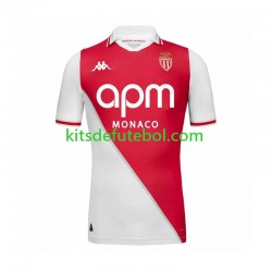 Camisola AS Monaco Homem Equipamento principal 2024-2025 Mangas Curtas