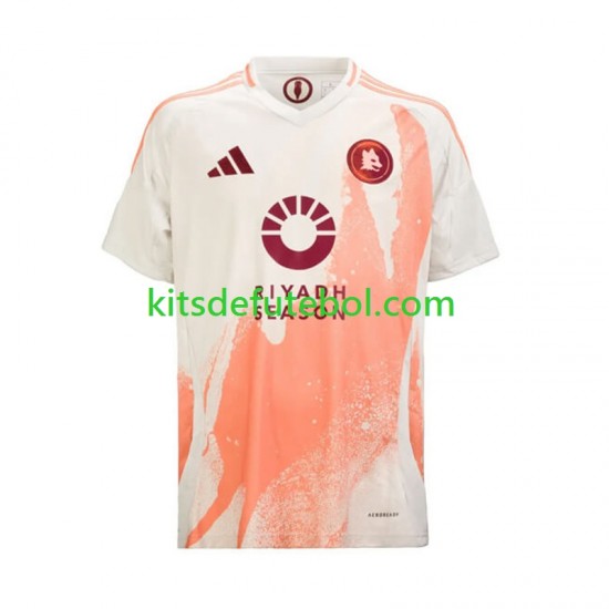 Camisola AS Roma Homem Equipamento alternativo 2024-2025 Mangas Curtas