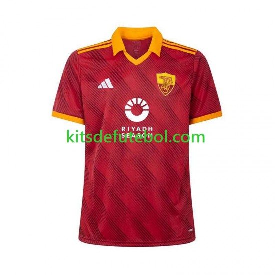 Camisola AS Roma Homem Quarto equipamento 2023-2024 Mangas Curtas