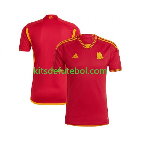 Camisola AS Roma Homem Equipamento principal 2023-2024 Mangas Curtas