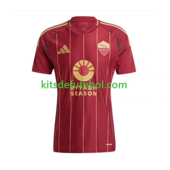 Camisola AS Roma Homem Equipamento principal 2024-2025 Mangas Curtas
