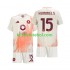Camisola AS Roma Mats Hummels 15 Criança Equipamento alternativo 2024-2025 Mangas Curtas