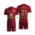 Camisola AS Roma Paulo Dybala 21 Criança Equipamento principal 2024-2025 Mangas Curtas