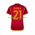Camisola AS Roma Paulo Dybala 21 Homem Equipamento principal 2023-2024 Mangas Curtas