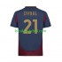 Camisola AS Roma Paulo Dybala 21 Homem Terceiro equipamento 2024-2025 Mangas Curtas