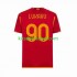 Camisola AS Roma Romelu Lukaku 90 Homem Equipamento principal 2023-2024 Mangas Curtas
